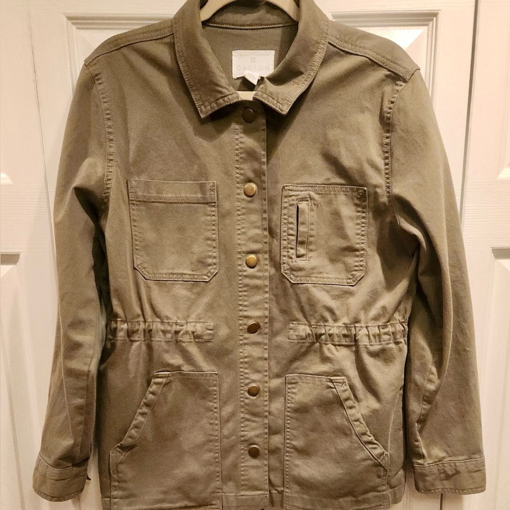 Caslon Olive Utility Jacket